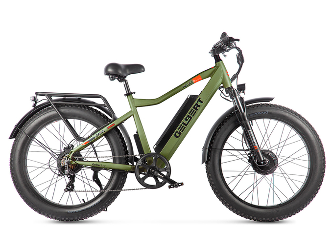 Электрофэтбайк Gelbert Pegas 4 DUAL PRO MAX (Хаки)