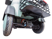 Электротрицикл Gelbert Beta 48V/60V 800Вт (зелено-белый) - Фото 14