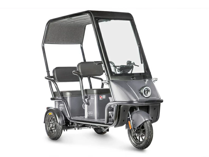Электротрицикл Wanshida NIPLA 500 60V 1000Вт (серый)